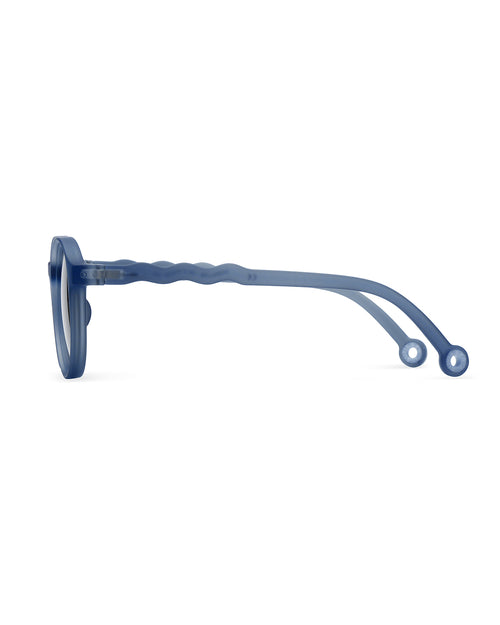 Junior Oval Sunglasses Navy Blue