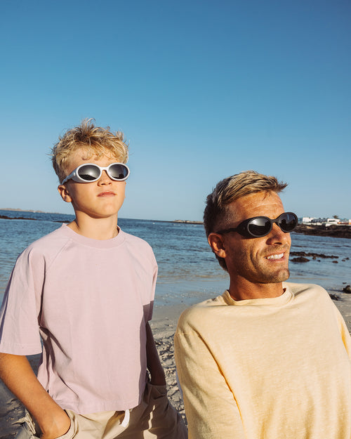 Kids Creative Shield Sunglasses Space Silver