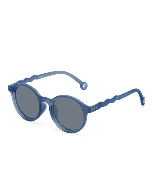 Junior Oval Sunglasses Navy Blue