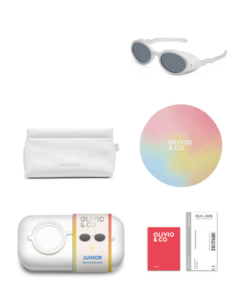 Junior Creative Shield Sunglasses Space Silver