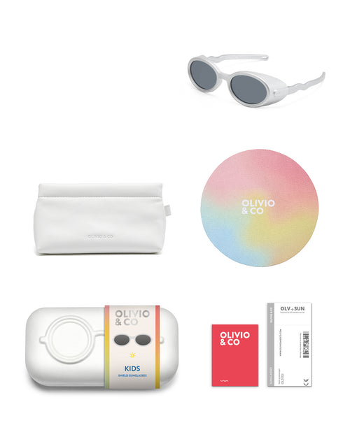 Kids Creative Shield Sunglasses Space Silver