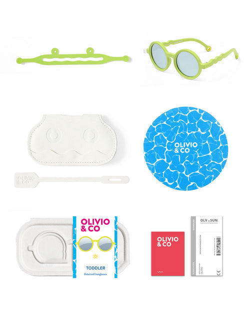 Lunettes de soleil Rondes - Bébé - Sea Anemone Green