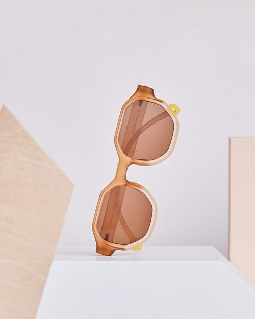 Lunettes de soleil #D - Teen et adulte - Colorblock Sand