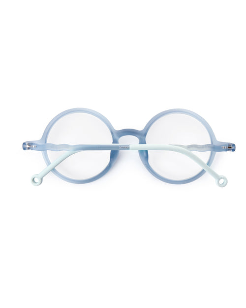 Kids Round Screen Glasses Sky Blue