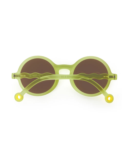 Lunettes de soleil Rondes - Pre-teen - Lime Green