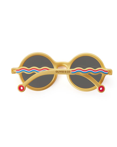 Lunettes de soleil Rondes - Bébé - Medallion Gold