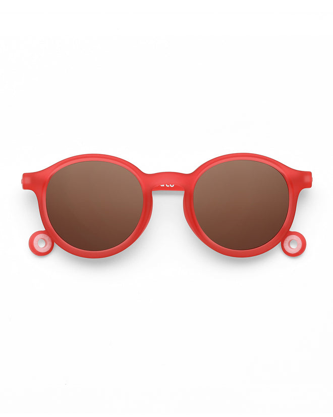 Junior Oval Sunglasses Begonia Red