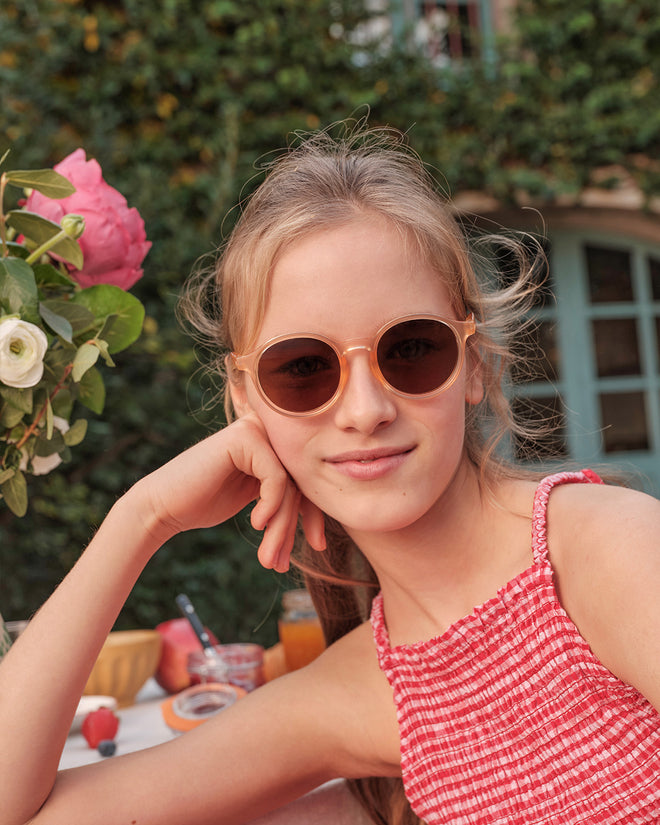 Junior Oval Sunglasses Apricot