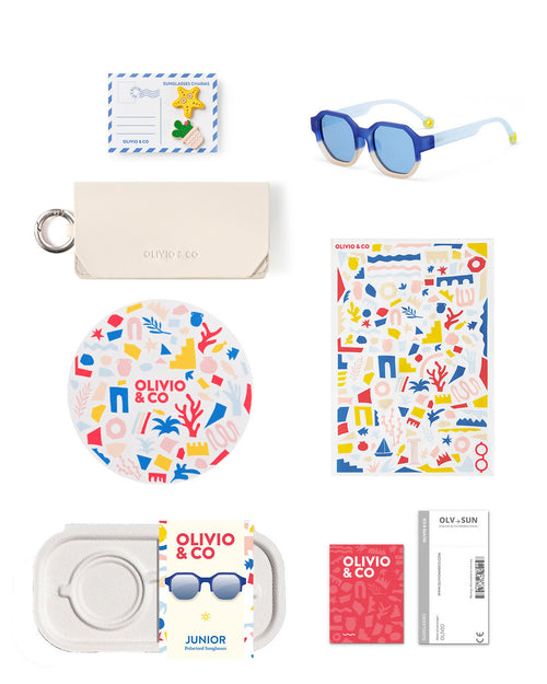 Lunettes de soleil #D - Pre-teen - Colorblock Sea