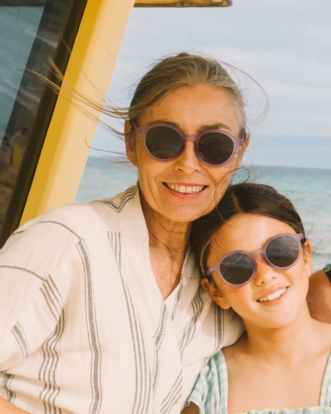 Lunettes de soleil Ovales - Teen et adulte - Purple Coral