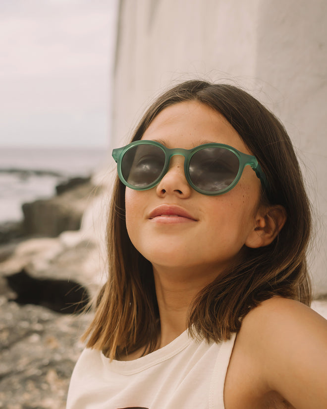 Lunettes de soleil Ovales - Pre-teen - Olive Green