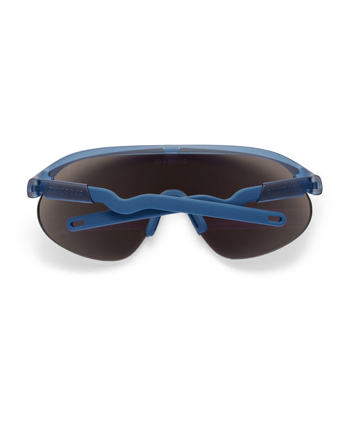 Kids Half-Rim Sports Sunglasses Azure Blue