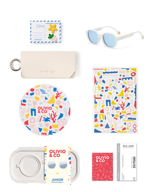 Lunettes de soleil #D  - Pre-teen - Cloud White