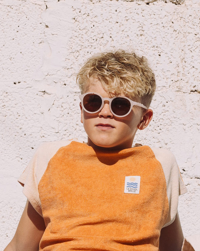 Junior Oval Sunglasses Vanilla Brownie