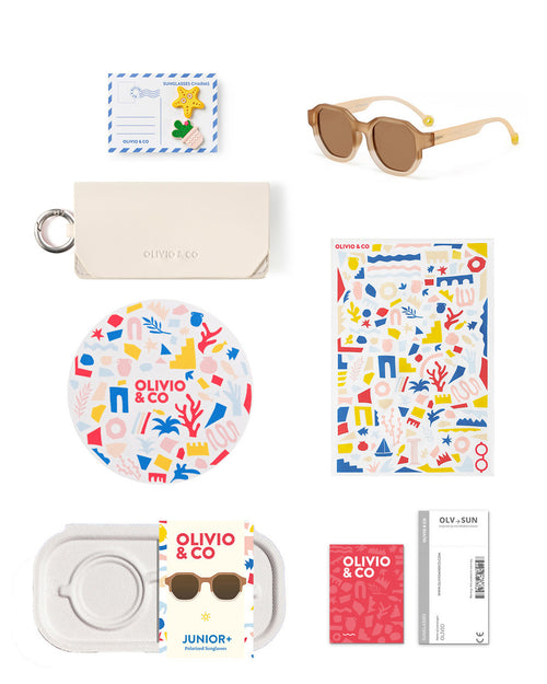 Junior+ #D Sunglasses Colorblock Sand