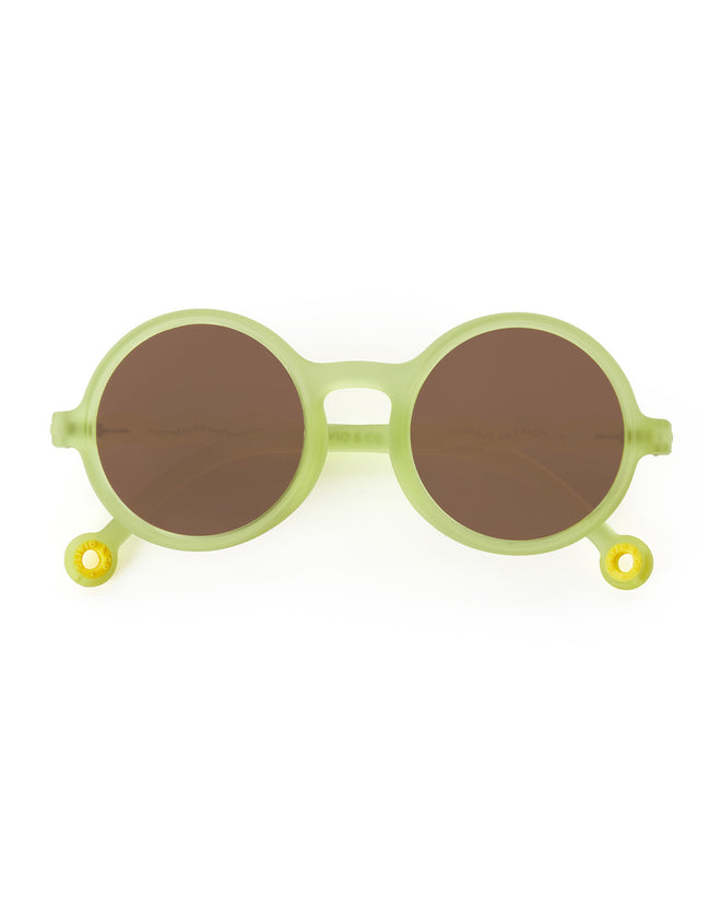 Lunettes de soleil Rondes - Pre-teen - Lime Green