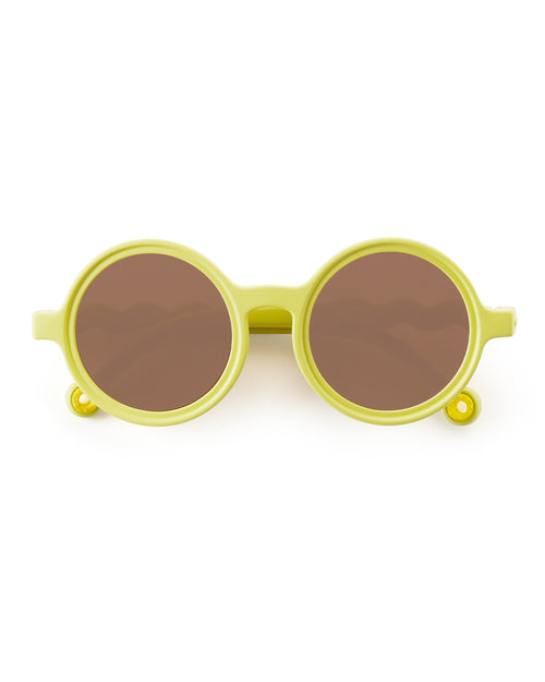 Toddler Round Sunglasses Lime Green