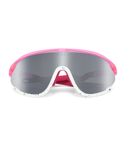 Junior Full-Rim Sports Sunglasses Flamingo Soda