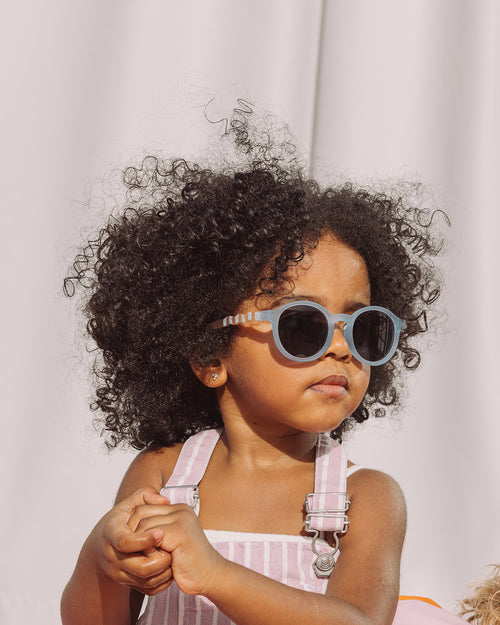 Kids Oval Sunglasses Sailing Blue