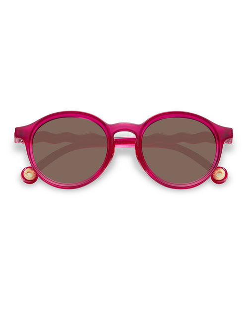 Kids Oval Sunglasses Raspberry