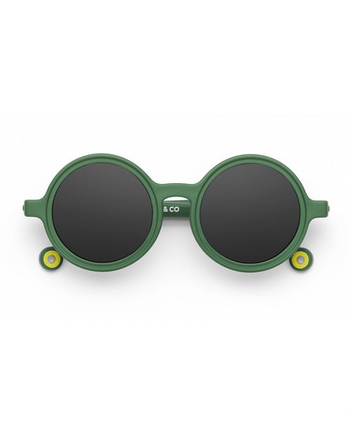 Baby Round Sunglasses Cactus Green