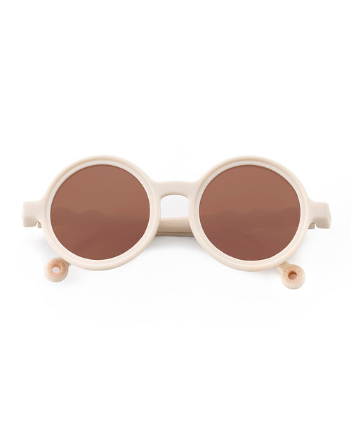 Baby Round Sunglasses Leopard Pink