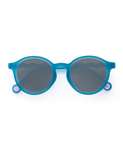 Lunettes de soleil Ovales - Enfant - Reef Blue