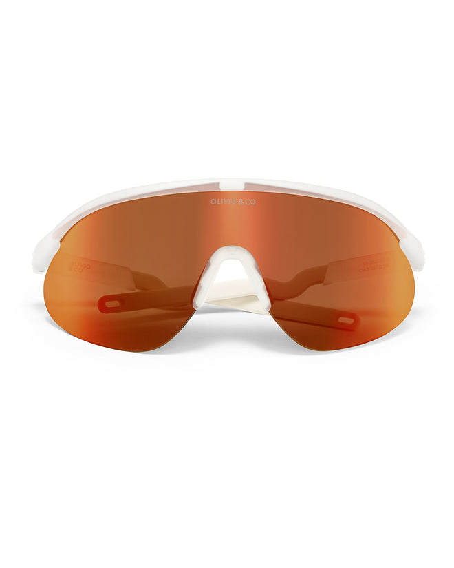 Adult Half-Rim Sports Sunglasses Sunrise Mist