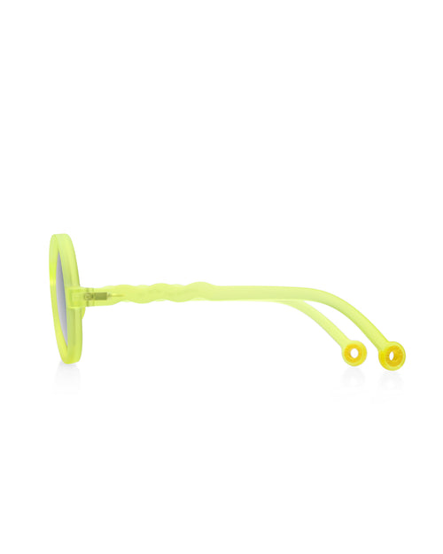 Junior Round Sunglasses Sea Anemone Green