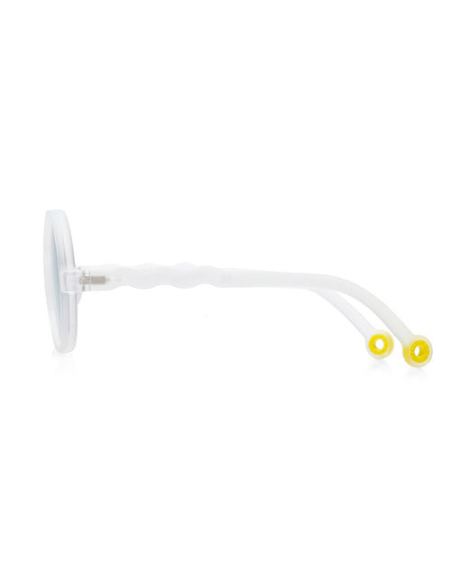 Junior Round Sunglasses Jellyfish White