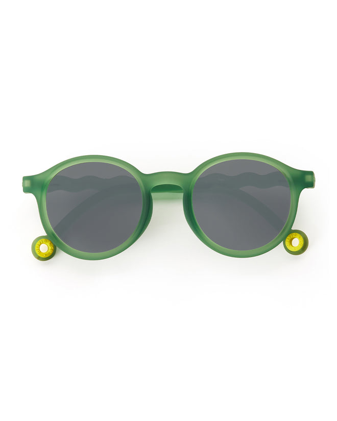 Kids Oval Sunglasses Olive Green