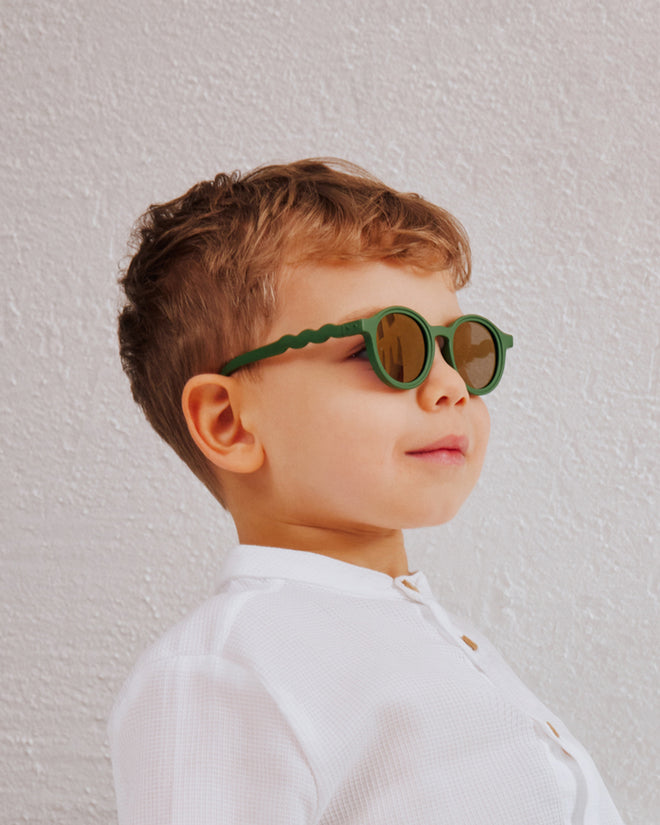 Toddler Oval Sunglasses Cactus Green