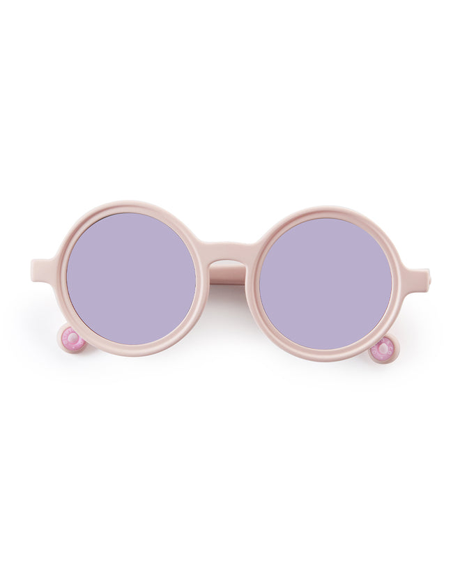 Lunettes de soleil Rondes - Bébé - Coral Blush