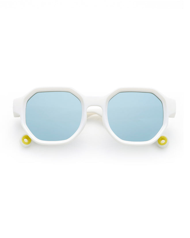 Junior #D Sunglasses Cloud White