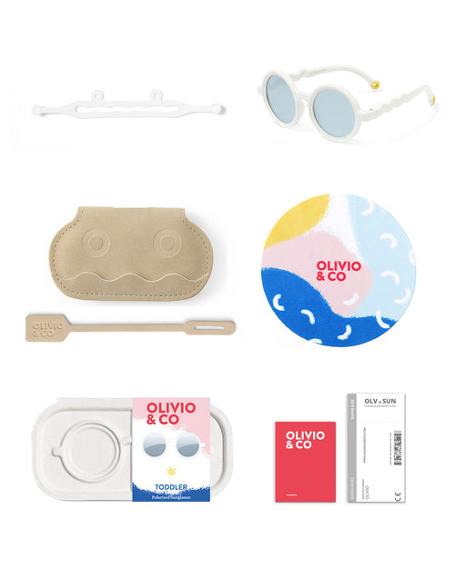 Lunettes de soleil Rondes - Bébé - Shark White