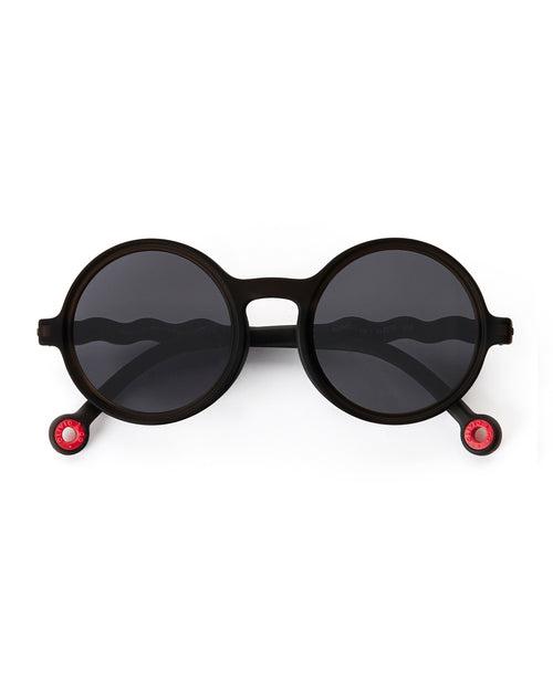 Lunettes de soleil Rondes - Enfant - Squid Black