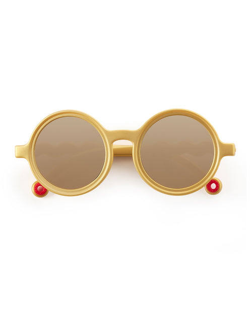 Lunettes de soleil Rondes - Bébé - Medallion Gold