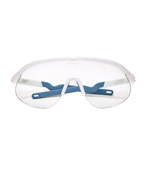 Junior Half-Rim Sports Sunglasses Ice Blue