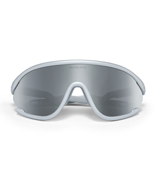 Junior Full-Rim Sports Sunglasses Space Silver