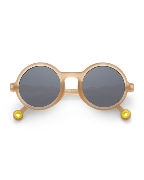 Junior Round Sunglasses Sand Beige