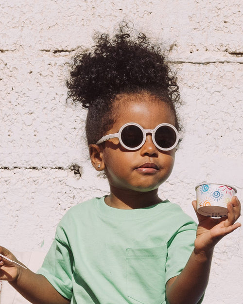 Baby Round Sunglasses Vanilla Brownie