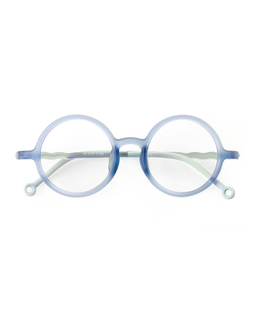 Kids Round Screen Glasses Sky Blue