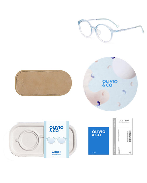 Lunettes pour écran Ovales - Teen et adulte - Tranquil Blue