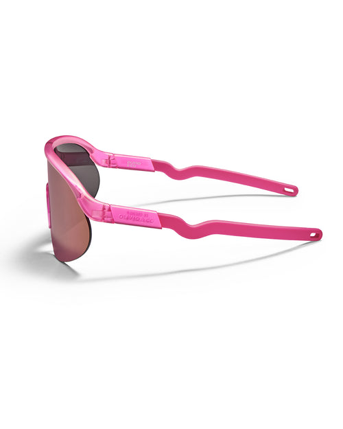 Junior Half-Rim Sports Sunglasses Flamingo Pink