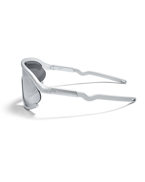 Adult Full-Rim Sports Sunglasses Space Silver