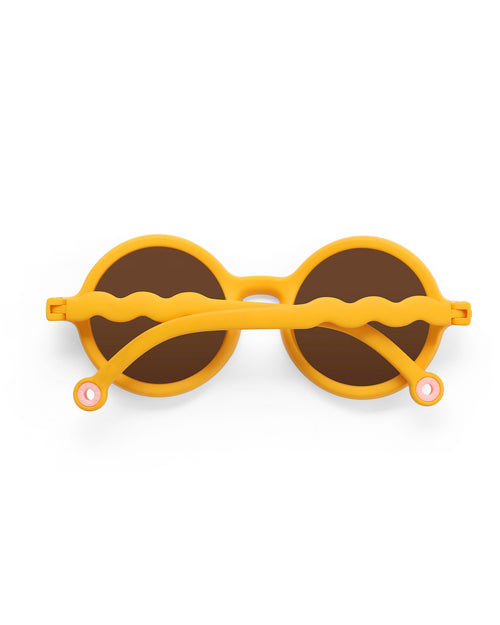 Toddler Round Sunglasses Crane Flower Yellow