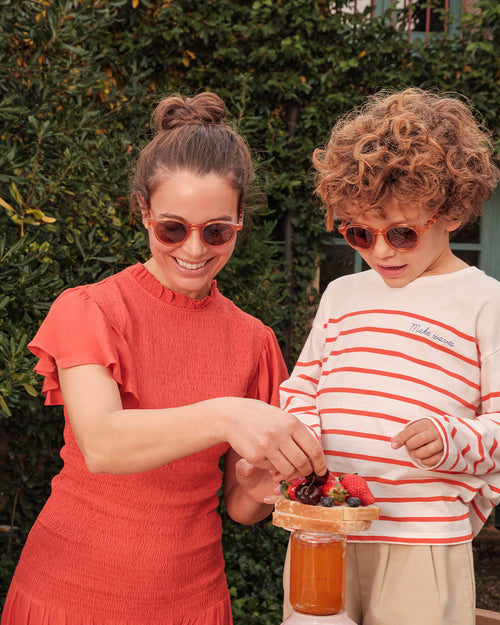 Teen & Adult Oval Sunglasses Fig Pink