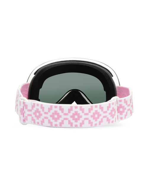 Adult Magnetic Ski Goggle Snowflake Pink