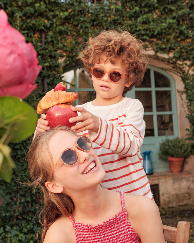 Kids Oval Sunglasses Fig Pink