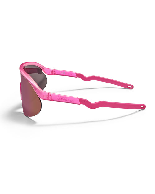 Adult Half-Rim Sports Sunglasses Flamingo Pink